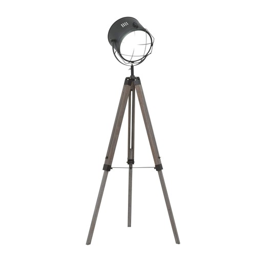 Tripod floor lamp industrial - tripod, lamp: