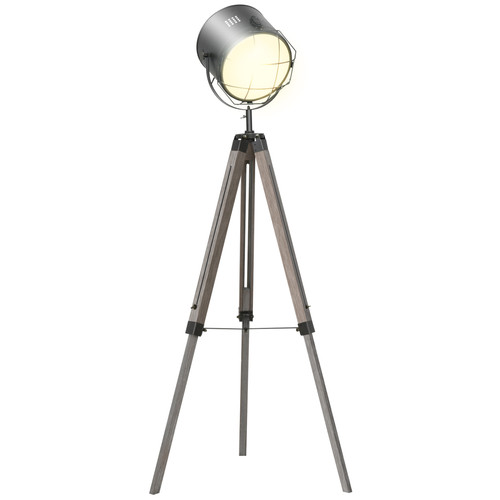 Tripod floor lamp - tripod, pine