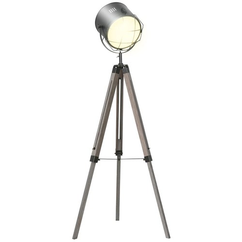 Pine wood tripod spotlight - wood,