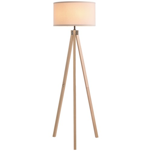 Floor lamp with wood - floor,