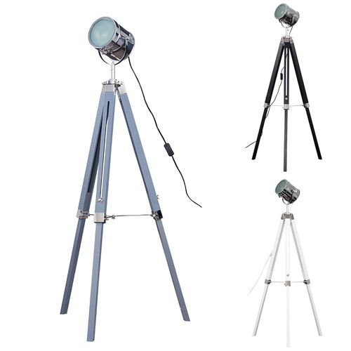 Vintage tripod floor lamp - tripod,