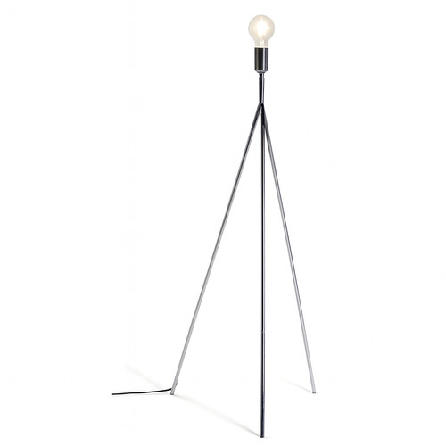 Floor lamp tripod grey - lamp,