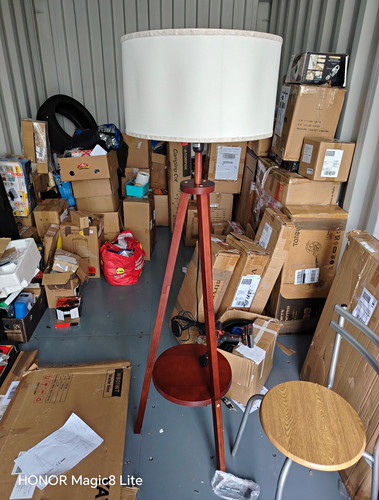 Tripod floor lamp wood - floor,