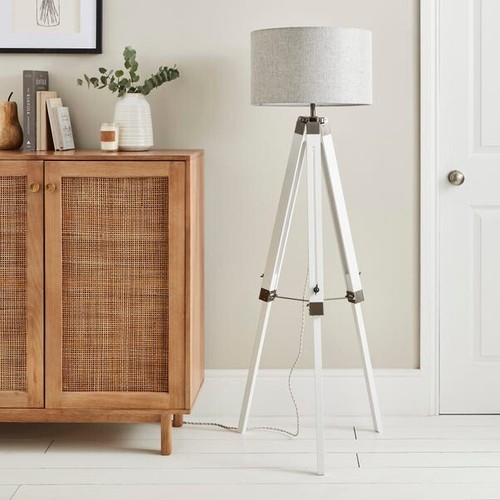 Trio tripod floor lamp greige - trio,